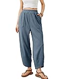 Xiaoxuemeng Womens Baggy Wide Leg Pants Casual