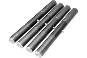 SPARKWHIZ Weld On Trailer Ramp Hinge 10", Heavy Duty Greasable Ramp Door Hinges, Pack of 4