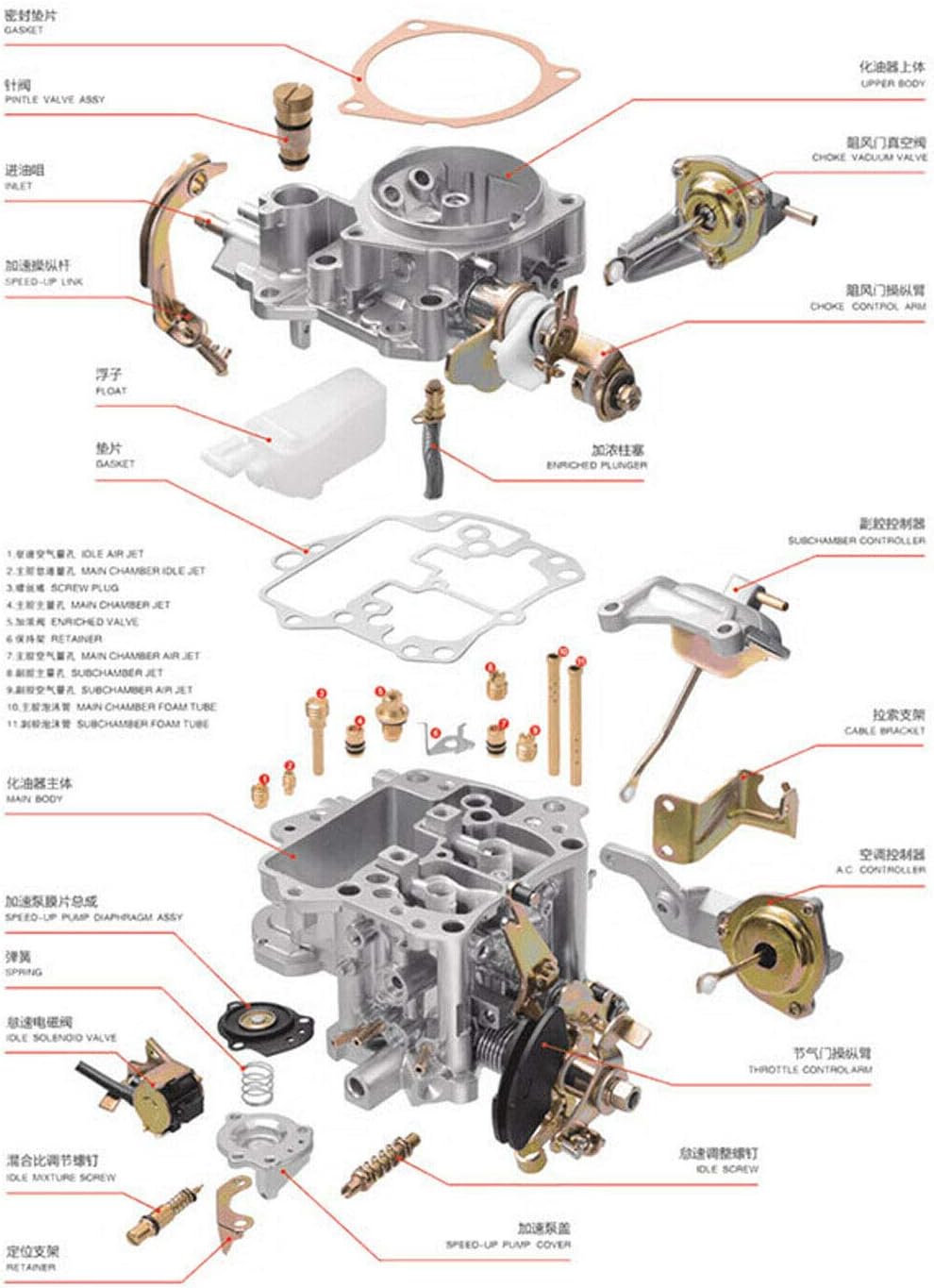 Car Truck Carburetors Carburetor Fits For 1957 60 62 Ford 144 170 200 223 6cyl 1904 Carb 1 Barrel Us Auto Parts Accessories
