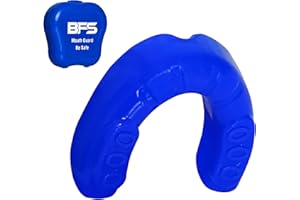 BFS IMPEX Sports Mouth Guard for Kids,Youth,Boys,Girls,Child Teen Mouthguard with Case (BPA Free) for Boxing, Martial Arts,MMA Karate,Lacrosse,Football,Soccer and All Contact Sports (Royal Blue)