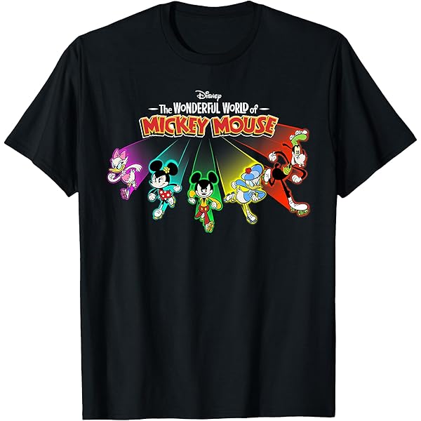 Amazon.com: Disney The Wonderful World of Mickey Mouse T-Shirt