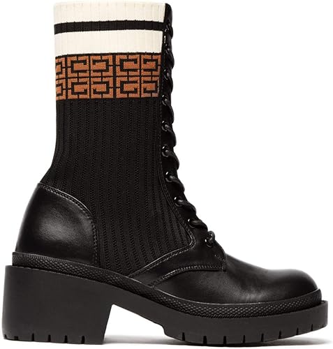 ankle combat boots with heel