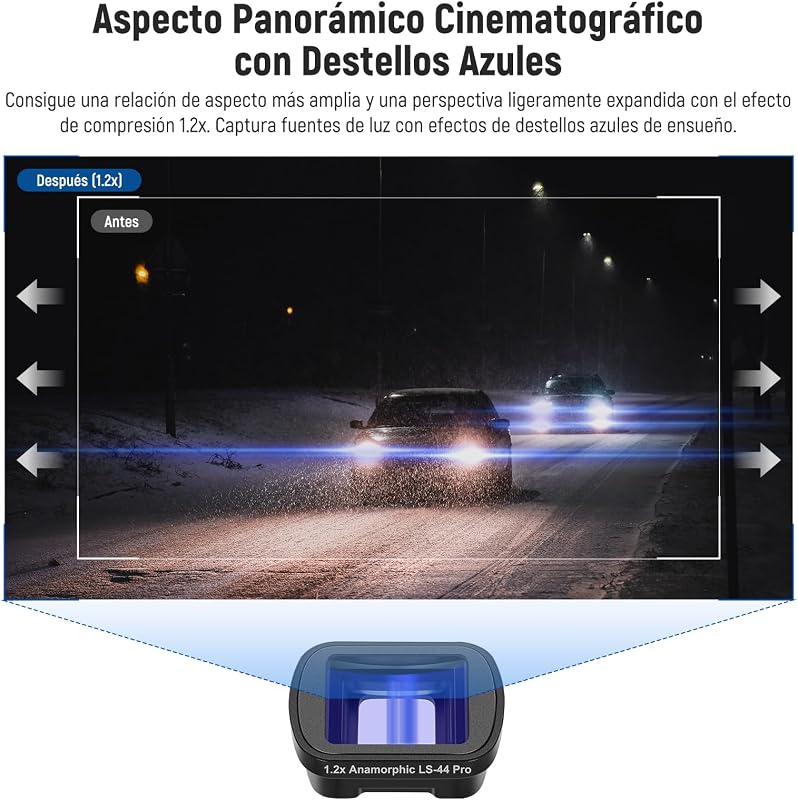 Kit de Filtro e Lentes Compatíveis com DJI Pocket 4/3 / Xtra Muse