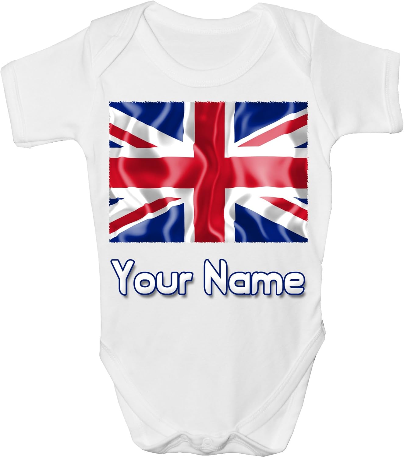 union jack baby grow