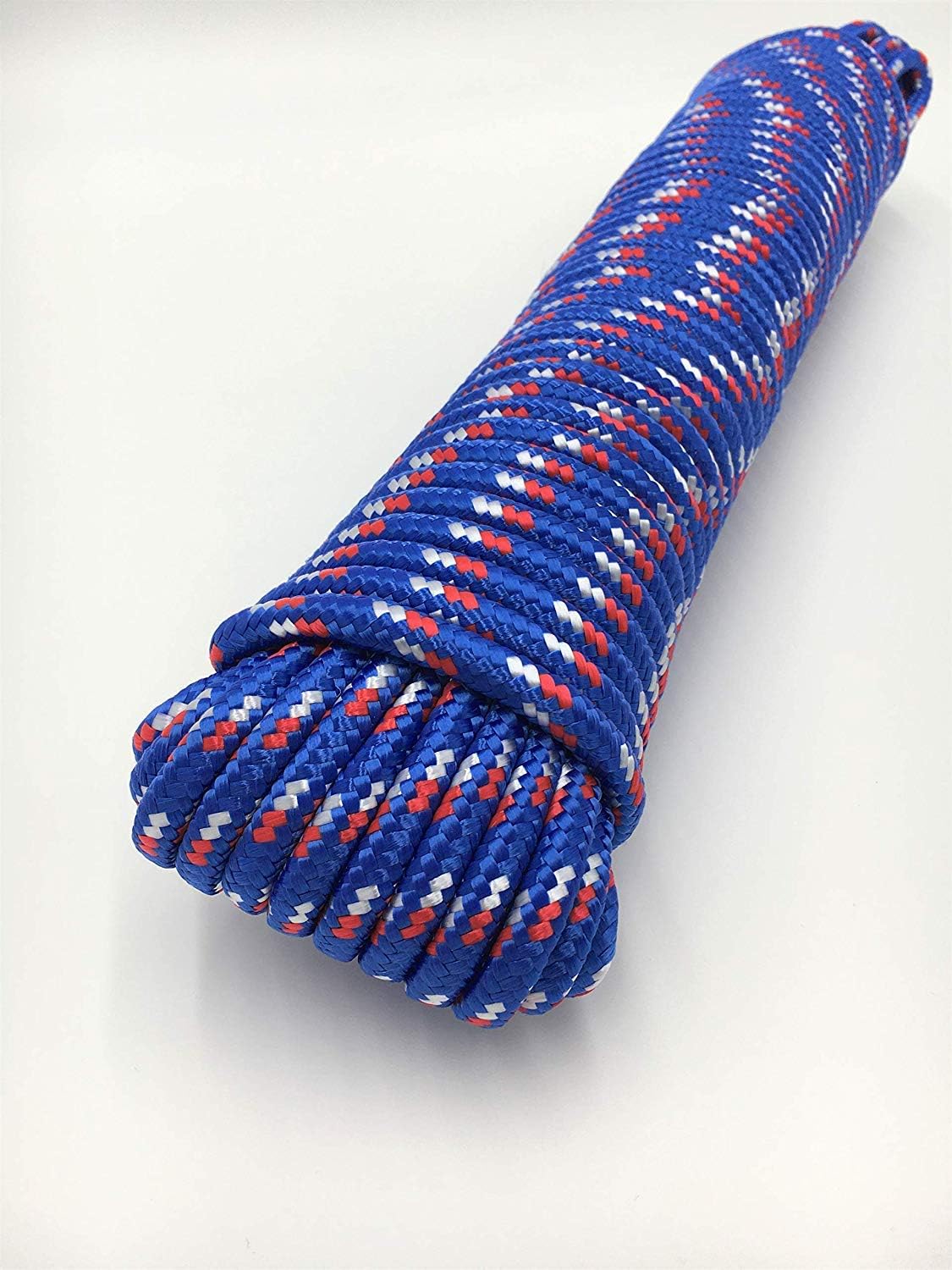 First Time Reply Blue Poly Multipurpose 100ft Polypropylene Utility Rope Clothesline Moving Tie Down Tarp Climbing Back Pack Hang Swing Pull Knot Uv Weather Resistant Diy Home Improvement 3 8 12 Case