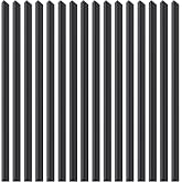 Outus 30 Pcs Binding Bars Slide Grip Binding Bars for Report Cover, Black | Durable Plastic Build, Slide Grip Design, 12 Inch Length, 30 Sheets Capacity, for A4 Reports, Office and School Use