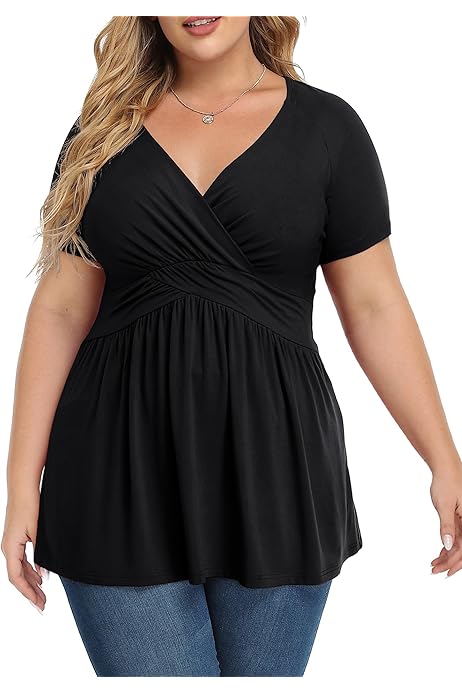 plus size peplum top amazon