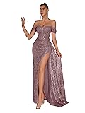 ADYCE Evening Gowns Formal Dresses for Women Sequin