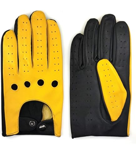 Dents Mens Clifton Unlined Peccary Leather Gloves - Black - Small