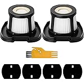 2284W 2390A Vacuum Replacement Filter for Bi-ssell Pet Hair Eraser Filter Hand Vacuum 2390 2389 2579, Compared to Part # 1614212 1614203 1614204 (2 Mesh Filter and 4 Foam Filter)