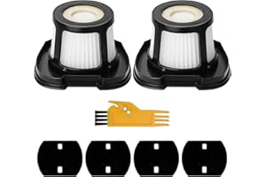 FUNMIT 2284W 2390A Vacuum Replacement Filter for Bi-ssell Pet Hair Eraser Filter Hand Vacuum 2390 2389 2579, Compared to Part # 1614212 1614203 1614204 (2 Mesh Filter and 4 Foam Filter)