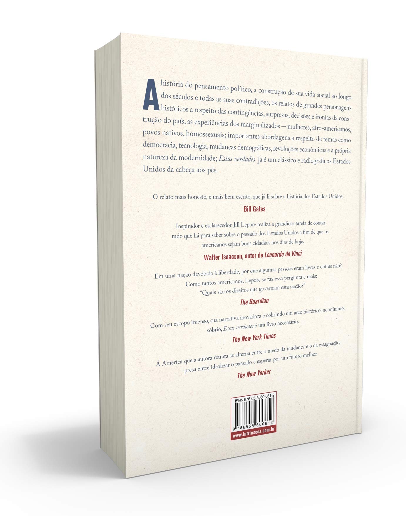 Livro 'Estas Verdades' por Jill Lepore