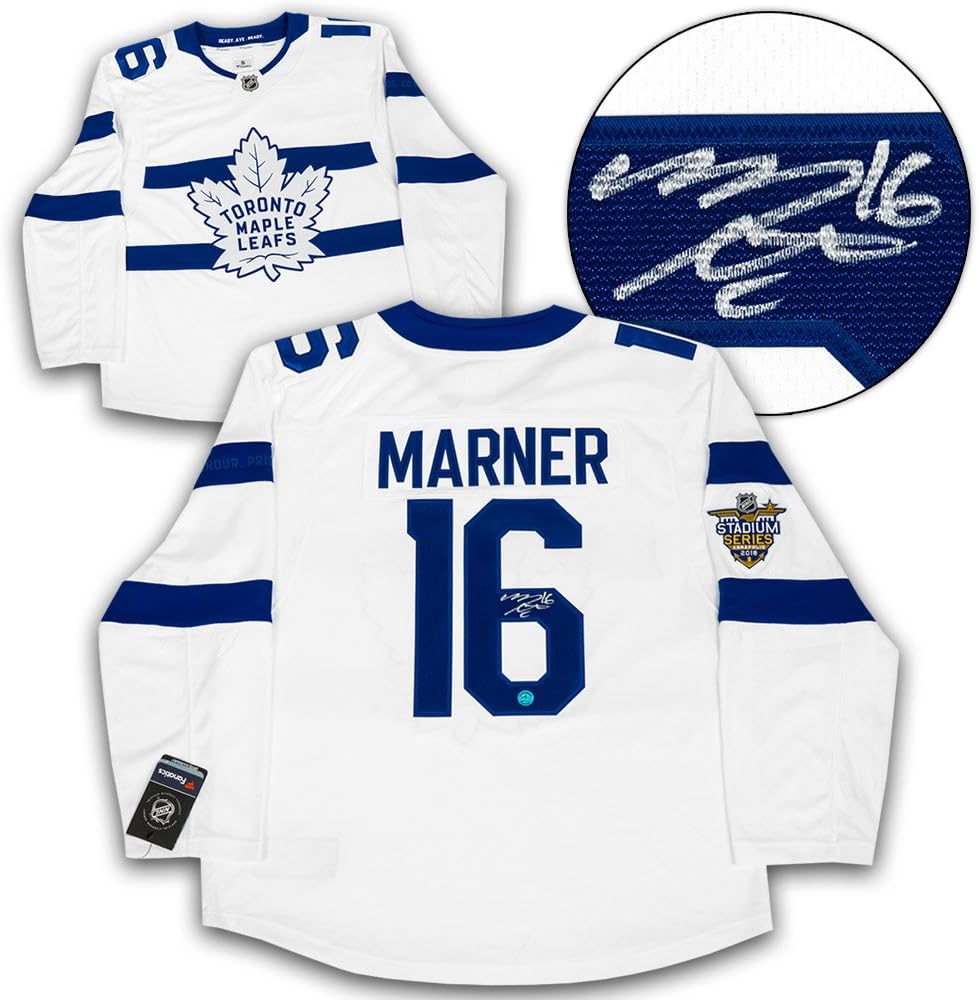 Mitch Marner Toronto Maple Leafs Signed Stadium Series Fanatics Replica Jersey