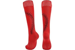 American Trends Softball Socks for Youth Girls & Adult Baseball Softball Socks Athletic Socks with Stitchs Youth Girls