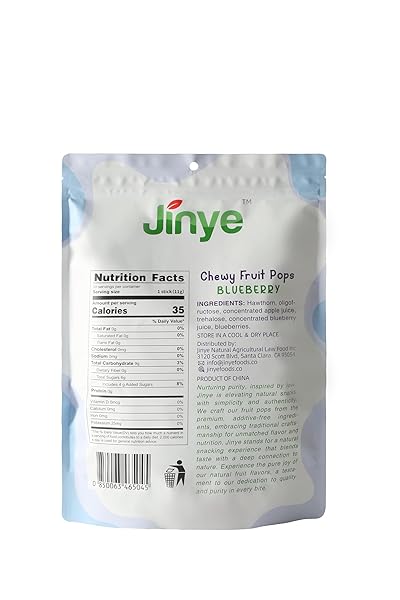 CHEWY BLUEBERRY FRUIT POPS – PURE, NATURAL SNACK WITH HAWTHORN & FREEZE-DRIED BLUEBERRIES- NO ARTIFICIAL COLORS OR FLAVORS, 100% GENUINE FRUIT BLISS (330G, BLUEBERRY)