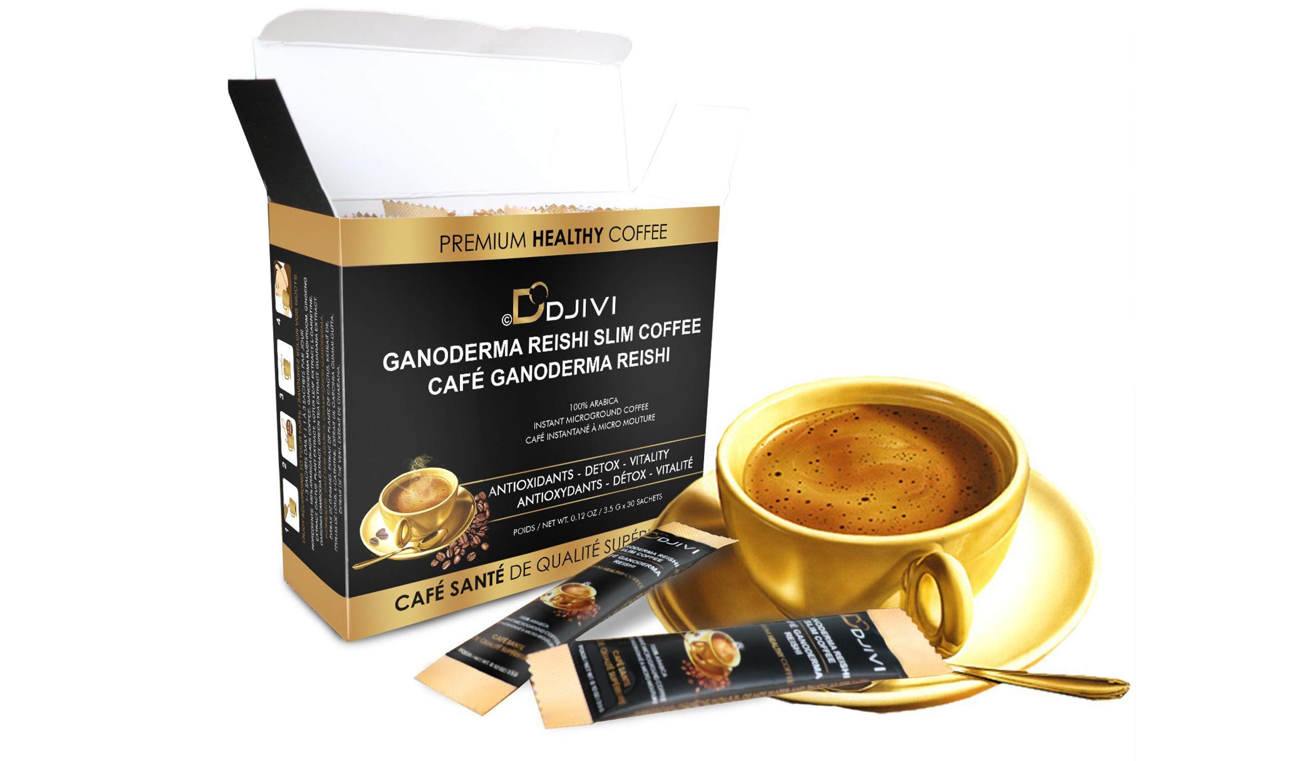 Organic Reishi Mushroom Coffee Mix 100 Arabica Coffee With Ganoderma 