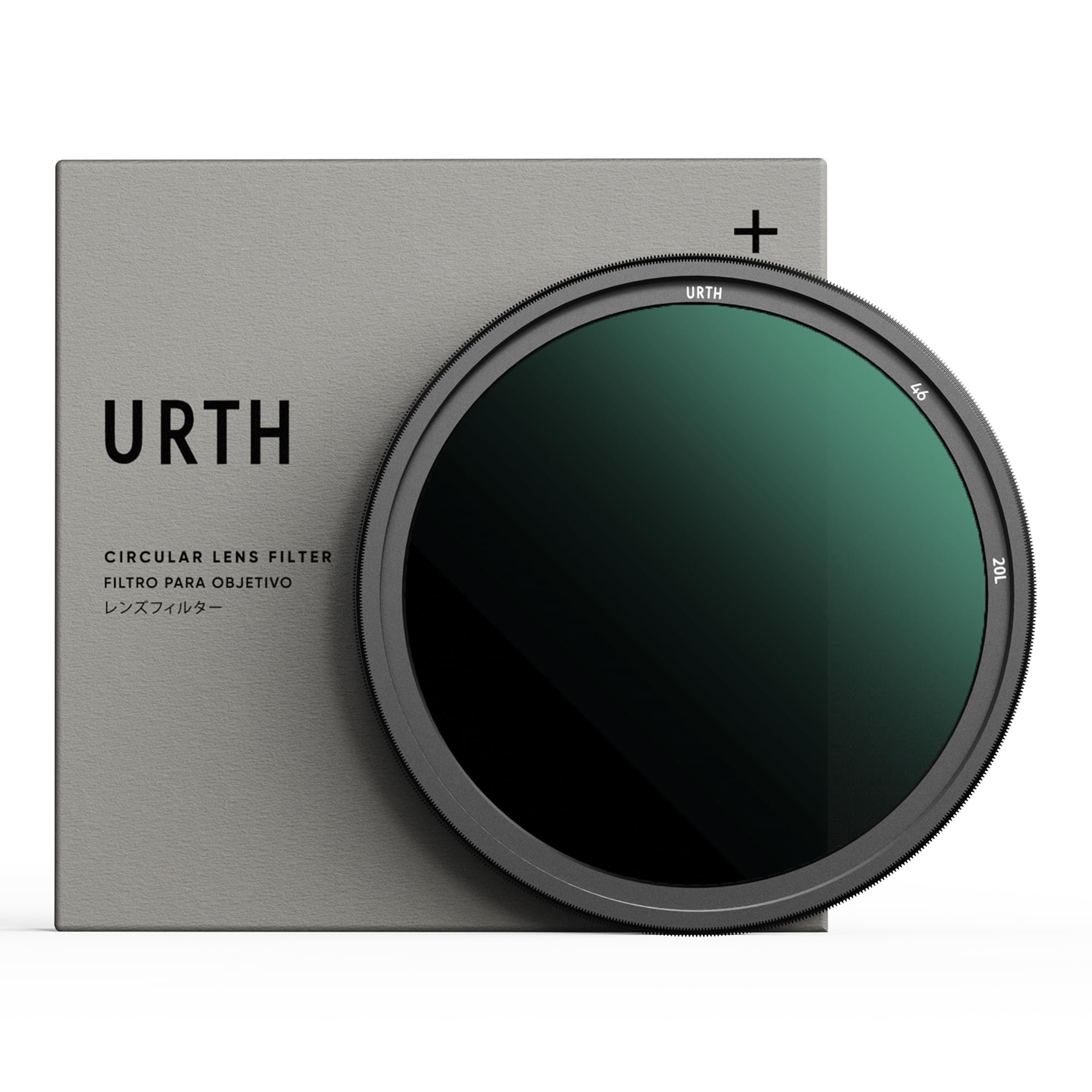 Urth 46mm ND8-128 Variable ND Lens Filter (Plus+) — 3-7 Stop Range, Ultra-Slim 20-Layer Nano-Coated Neutral Density Filter for Cameras