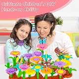 OSDUE Flower Garden Building Toy Set 90PCS Educational STEM for Kids view 7
