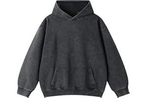 Eadali Mens Oversized Hoodies Vintage Hoodie Couples Pullover Acid Wash Hoodies for Men Streetwear Sweatshirts