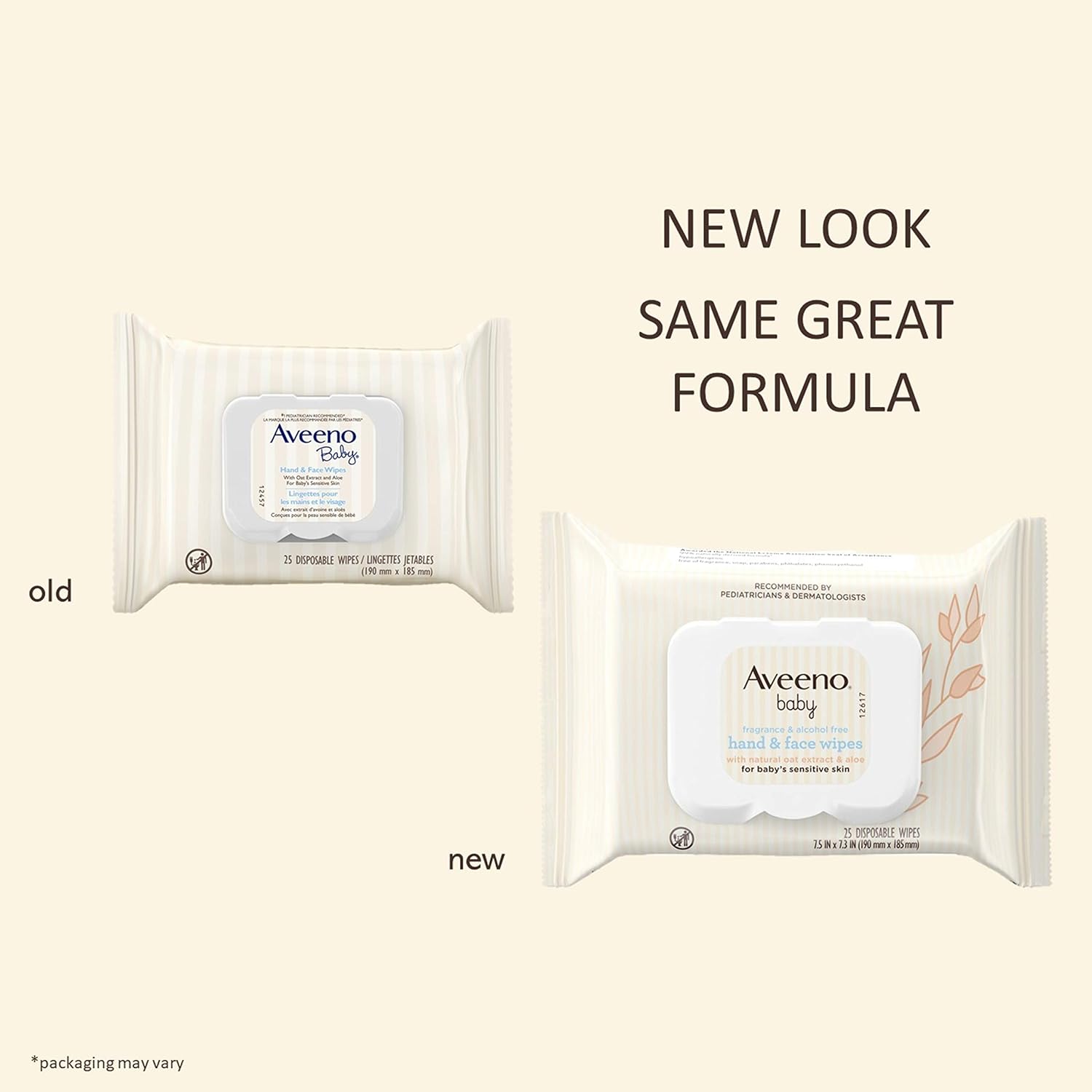 aveeno baby hand and face wipes