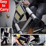 Multibao 3.8M Telescopic Ladder 12.5ft Aluminium 150kg EN131 13 Steps view 6