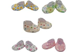 Xunwa Baby Doll Shoes for 14 Inch Alive Reborn Dolls, Toy Shoes for 14-15 Inch Baby Dolls Girl