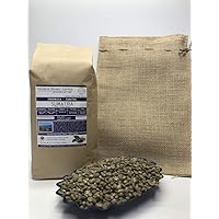 5 Pounds – Indonesian – Sumatra – Unroasted Arabica Green Coffee Beans – Grown In Region Mandheling – Altitude 1200…
