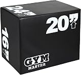 GYM MASTER High Density Foam Plyo Jump Box 16 x 20 x 24 inches