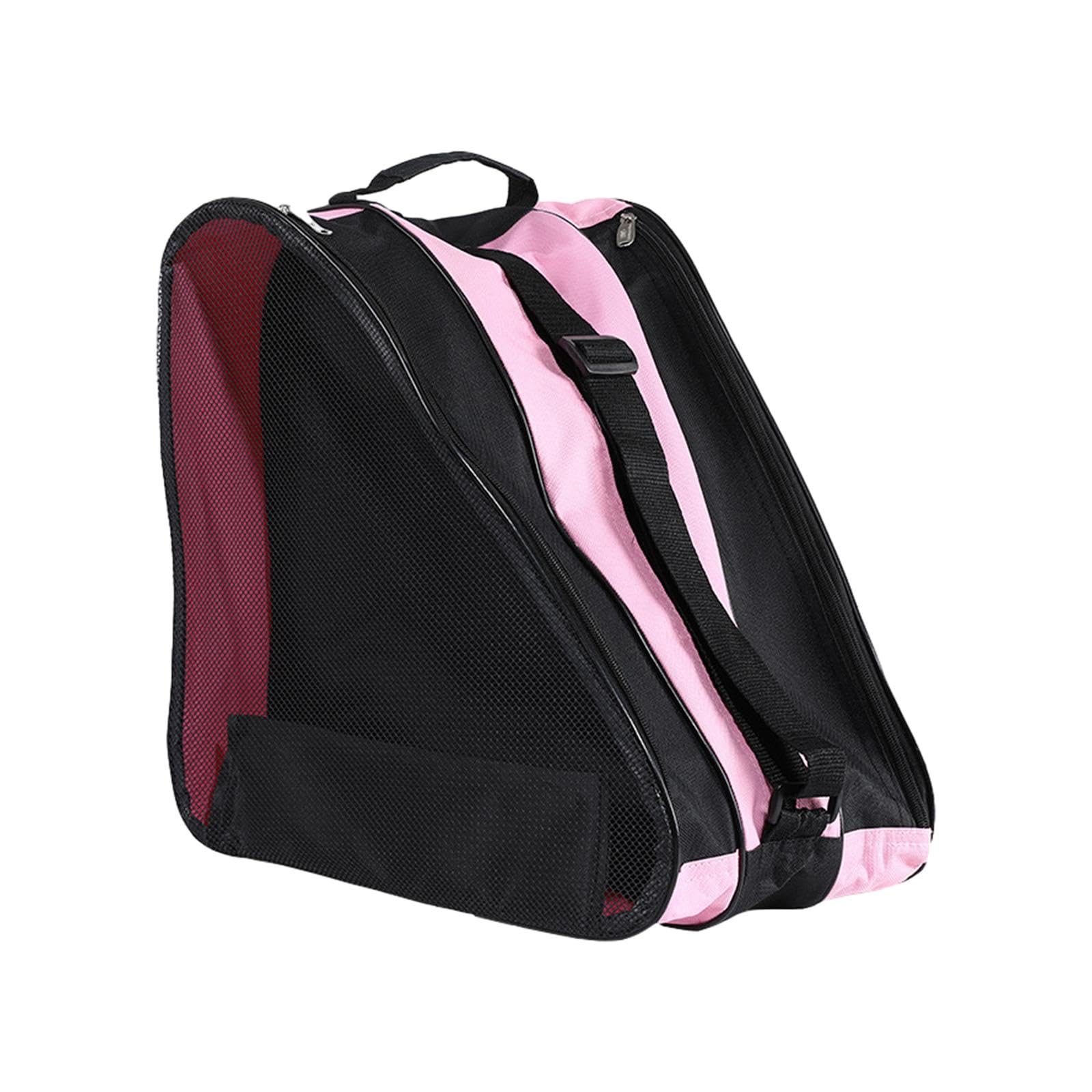 Baoblaze Skates Bag, Roller & Ice Skating Bag, Pink with Adjustable Storage