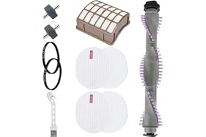Attemart NV70 Brushroll Belt Filter Replacement Part for Shark Navigator Professional Vacuum NV80 NV90 NV95 NV71 UV420 Kit, 1 Brush Roller, 1 Post-motor+ 2 Foam & Felt Filter, 2 Belts, 1 Pair Wheels