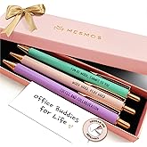MESMOS 3pk Fancy Pen Set, Thank You Coworker Gifts for Women, Appreciation Gifts for Coworkers Female, Work Besties Women, Going Away Farewell Birthday Gift