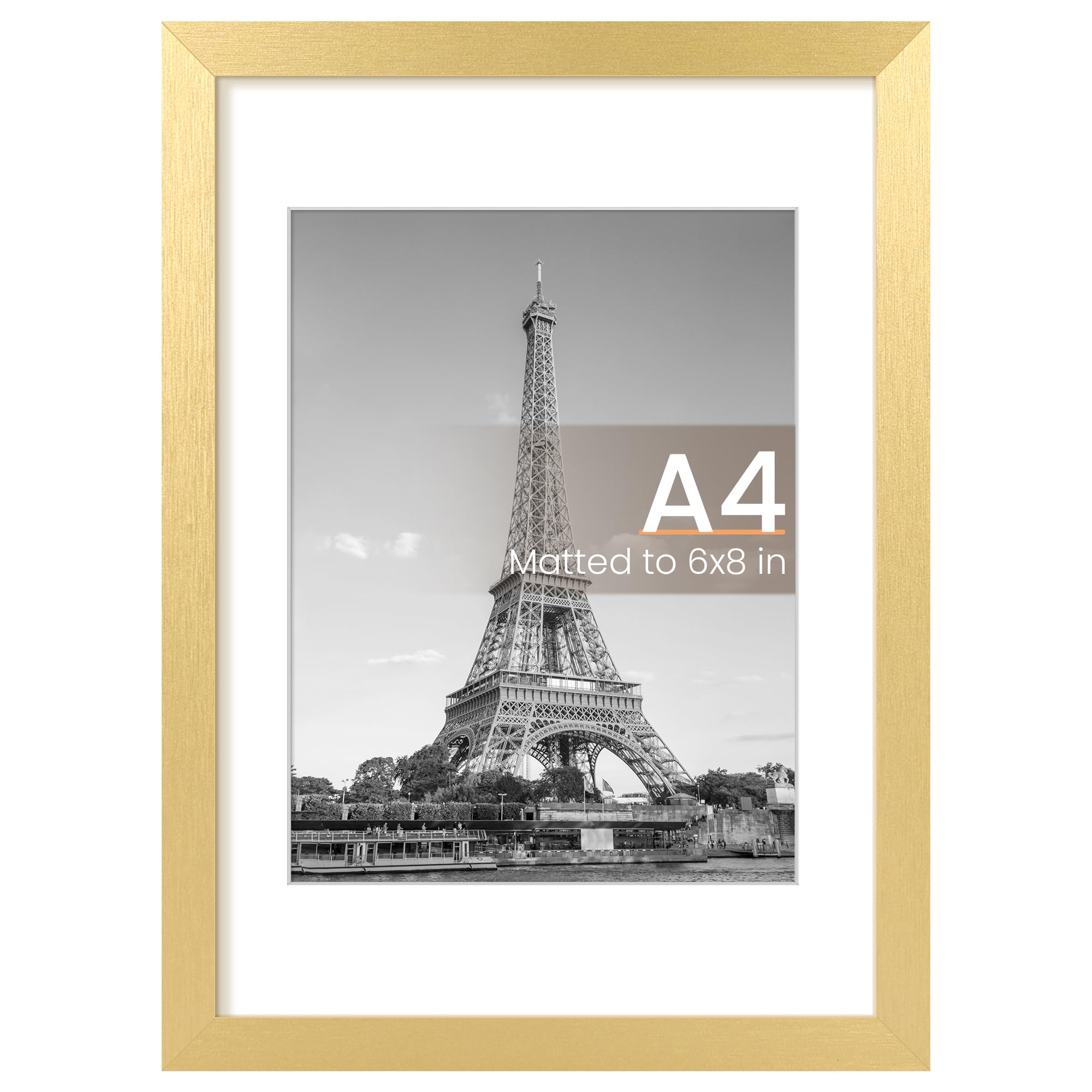 upsimples A4 Picture Frame, Display Pictures 6x8