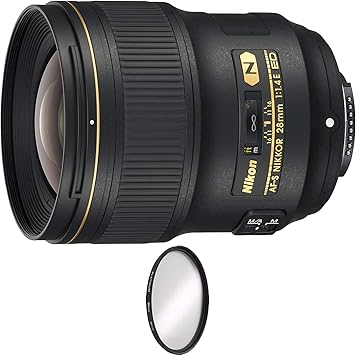 Amazon Com Nikon Af S Nikkor 28mm F 1 4e Ed Lens Uv Protective Filter Combo International Model Camera Photo