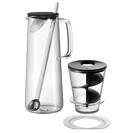WMF IceTeaTime Turbo Cooler-Set, 2-teilig, Karaffe mit Getränkekühler, Kunststoff, Silikon, spülmaschinengeeignet