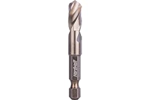 NordWolf 21/64" M35 Cobalt Stubby Drill Bit for Stainless Steel & Hard Metals, with 1/4" Hex Shank for Quick Chucks & Impact Drivers