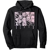 Death Note 5 Panel Faces Pullover Hoodie