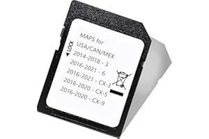 ULFENG 2022 Latest Navigation sd Card for Maz-da 3 6 CX-3 CX-5 CX-9 Navigation SD Card Map USA/CA/MEX