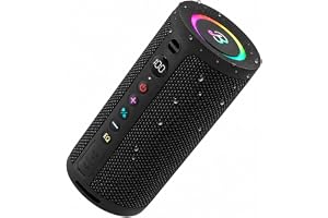 BassBloom Roar 3 Portable Bluetooth Speaker,IPX6 Waterproof,20W | Powerful Sound with JIKE Bass,24H Playtime,Bluetooth 5.4,RG