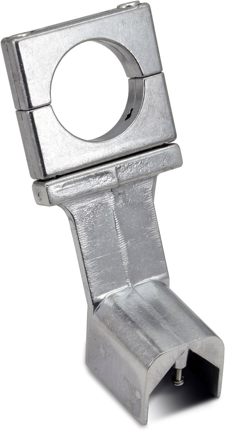 Satix adapter holder bracket for 40 mm LNB on Fuba Hirschmann satellite dish