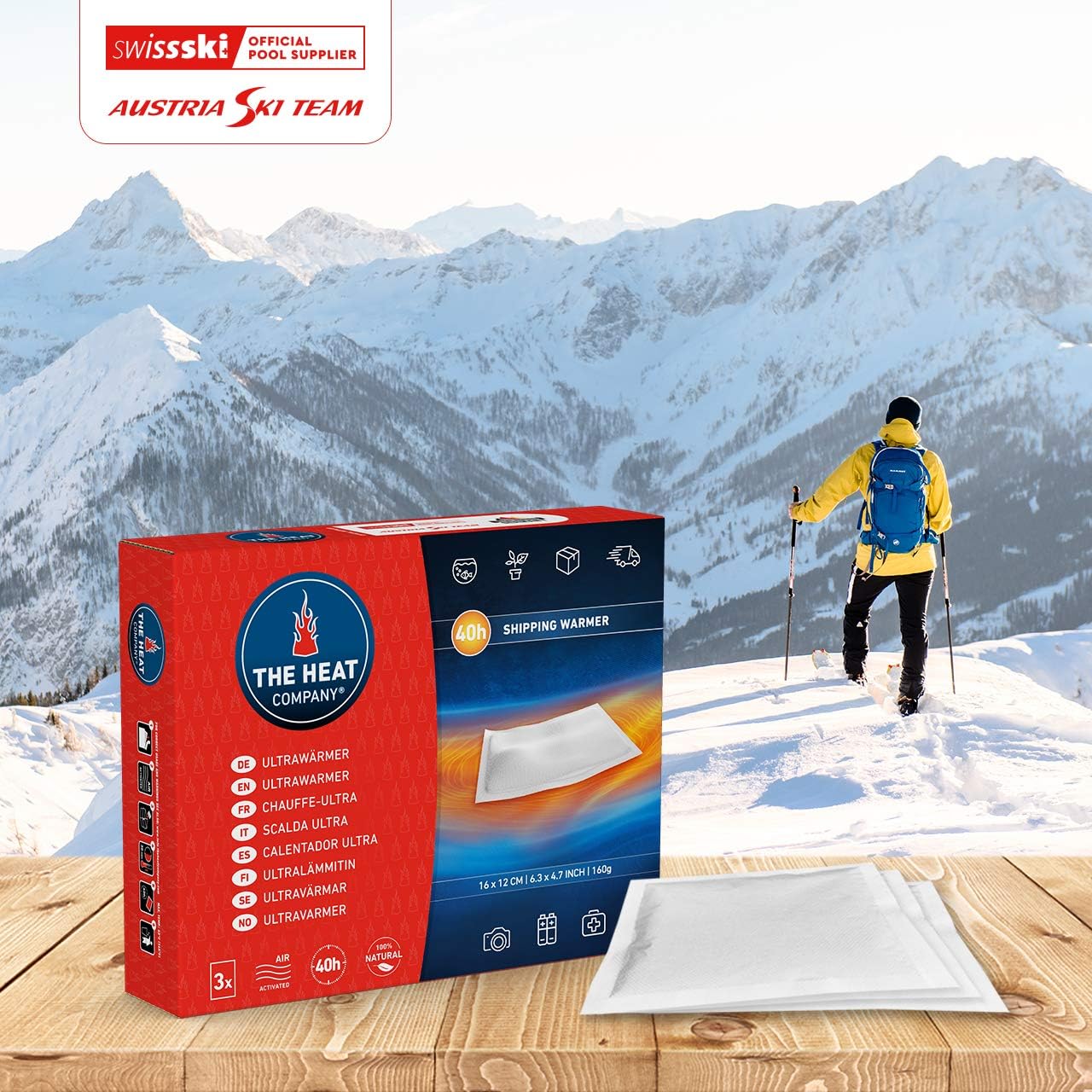 THE HEAT COMPANY Ultrawarmer, 3 Pieces, Transport Warmer without Adhesive Surface, EXTRA WARM, 40 Hours of Warmth - Image 3