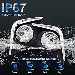 SPIEGEER Fog Lights Assembly for 2014 2015 2016