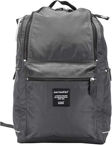 Amazon Co Jp Marimekko マリメッコ Buddy ナイロンバックパック Coal コールグレー 北欧 リュック バッグ マザーズバッグ 並行輸入品 ホーム キッチン