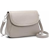 befen Genuine Leather Saddle Crossbody Bags for Women with RFID Blocking, Small Flap Cross Body Purse Hangbags