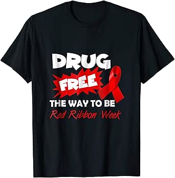red ribbon week shirts