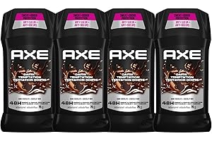 AXE Dark Temptation Antiperspirant Stick for 48-Hour Sweat and Odour Protection, Dark Chocolate, 76g (Pack of 4)