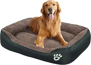OQQ Dog Bed | Large Dog Bed | Pet Bed with Washable Cover | Breathable Dog Bed for Small/Medium/Large Dogs