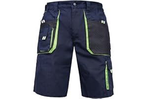 WORK IDEA Men's Cargo Shorts Relaxed Fit Multi-Pocket Outdoor Workwear