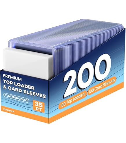 clear card sleeves amazon Amazon.com: Vault X 12 Pocket Zip Binder, 480 Cards, Exo-Tec Material, 20  Side-Loading Pages (Black) : Toys & Games main image 1