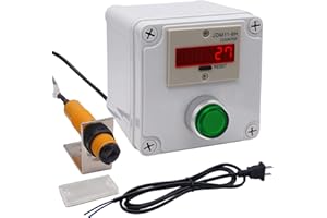 TWTADE/Infrared Wireless Visitor Counter Box 110-220VAC LED Auto Display Digital Counter 0-999999 6 Digits Count Mall People Flow Distance 2m NPN Photoelectric Switch Sensor + Reflector