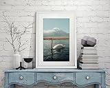 RUN HELIX A3 Wooden Frame with Plexiglass White 29.7x42 cm Wall Mount view 7